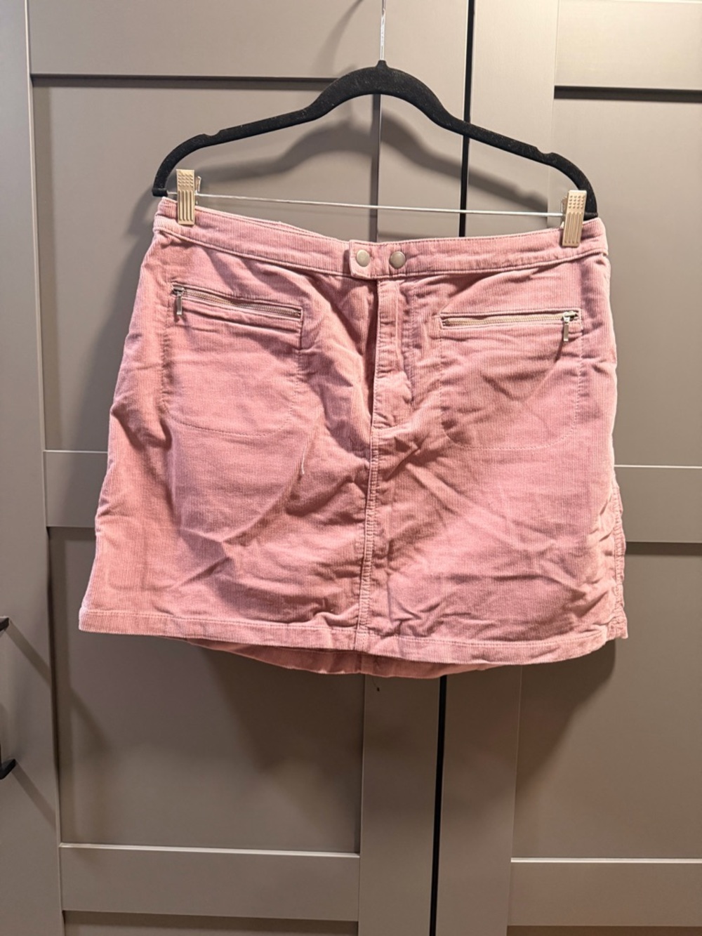 Mossimo Supply Co. Dusty Mauve Corduroy Skirt